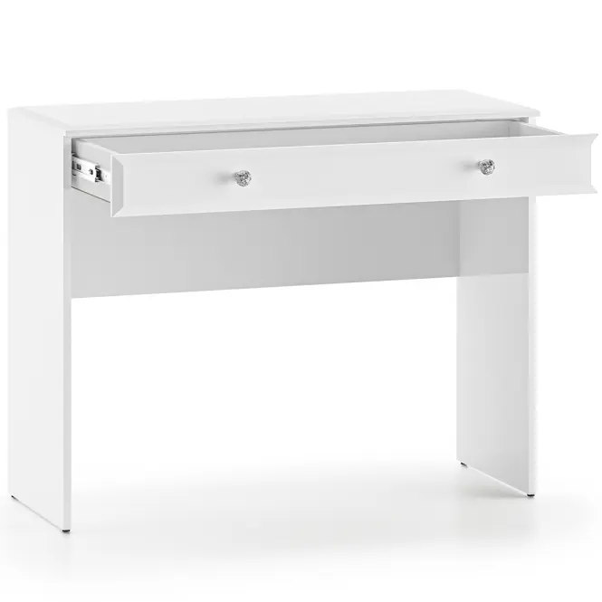 Fésülködő asztal Glamour 0501 Fényes fehér,4