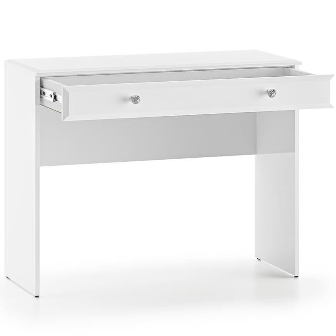 Fésülködő asztal Glamour 0501 Fényes fehér,4