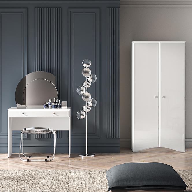 Fésülködő asztal Glamour 0501 Fényes fehér,10