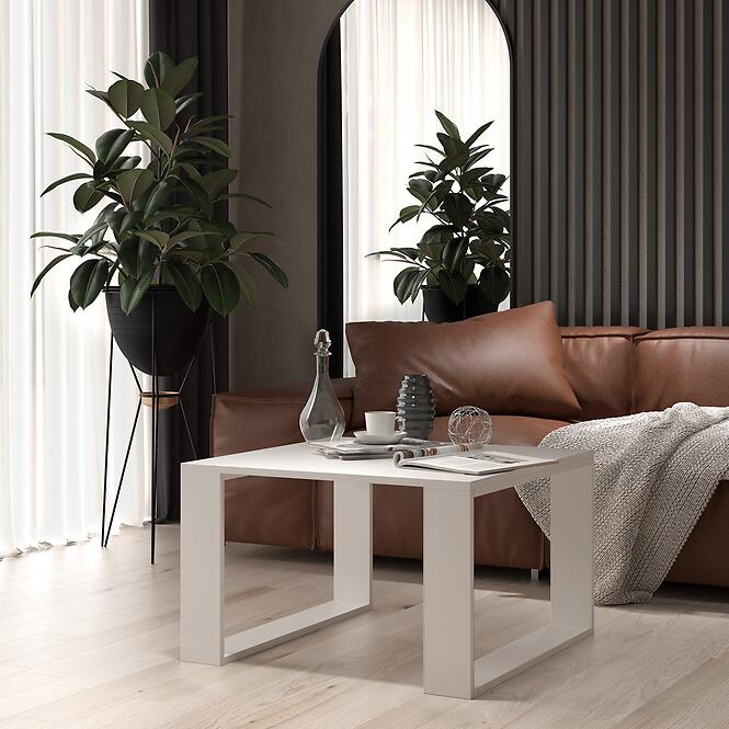 Dohányzóasztal Modern Mini Biela