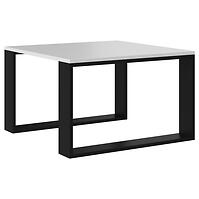 Dohányzóasztal Modern Mini Fehér/Fekete