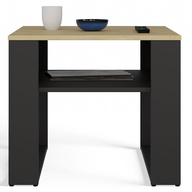 Dohányzóasztal Modern 2p Mini Slim Artisan/Fekete