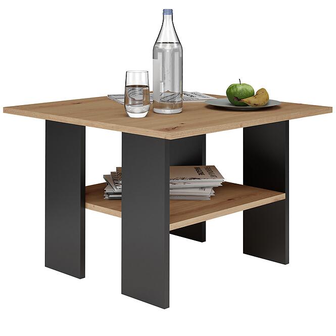 Dohányzóasztal Moderna Artisan Fekete,5