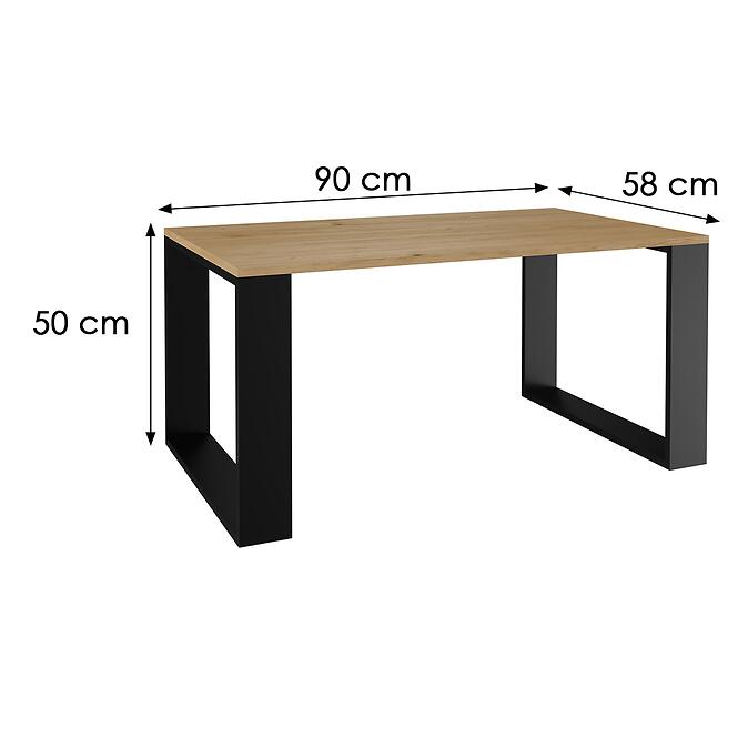 Dohányzóasztal Modern Artisan/Fekete