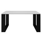 Dohányzóasztal Modern Fehér/Fekete