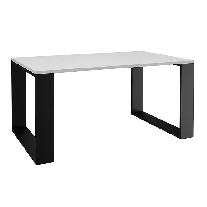 Dohányzóasztal Modern Fehér/Fekete