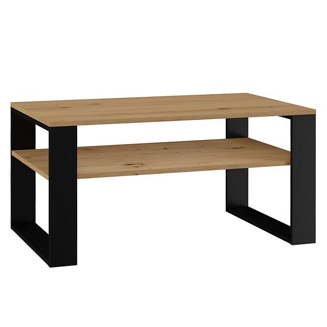 Dohányzóasztal Modern 1p Artisan/Fekete