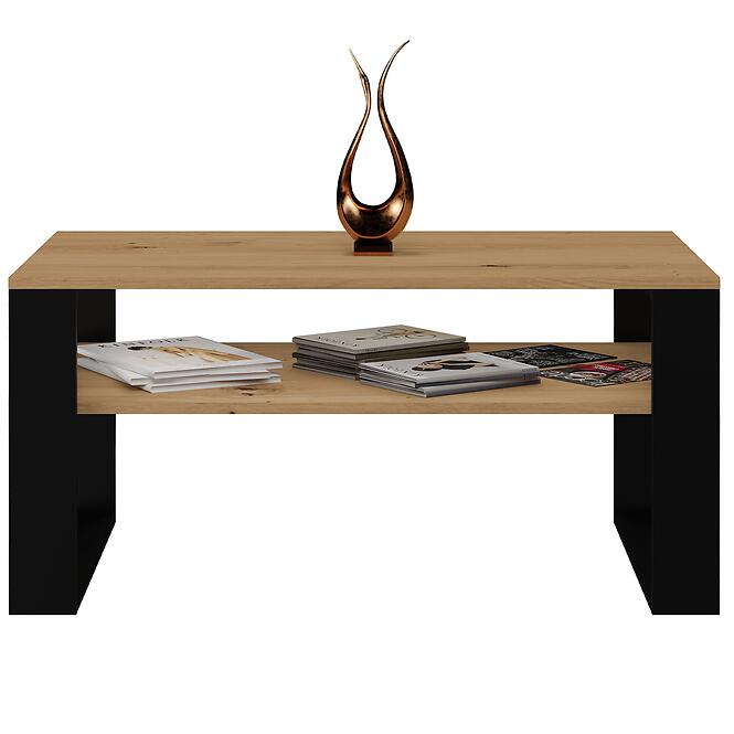 Dohányzóasztal Modern 1p Artisan/Fekete