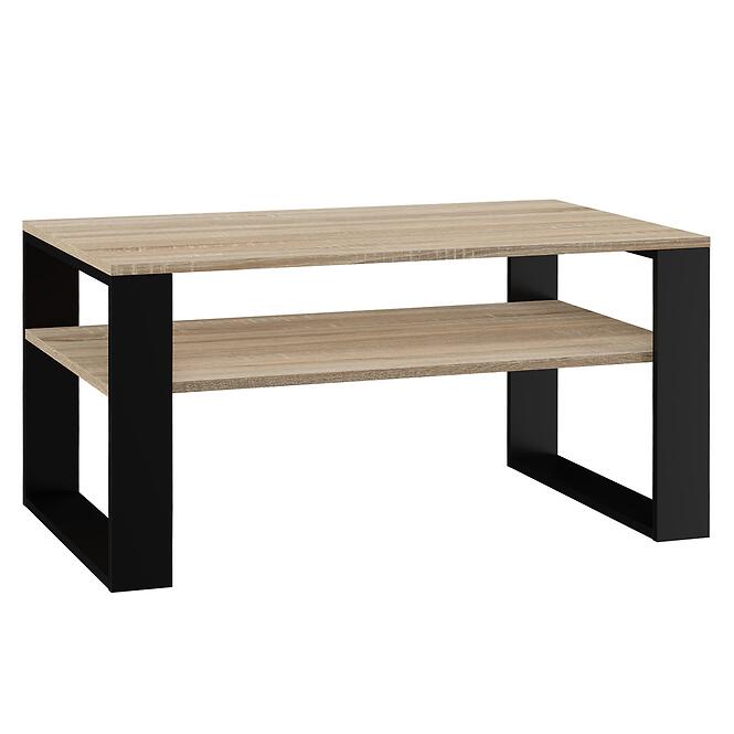 Dohányzóasztal Modern 1p Sonoma/Fekete,4