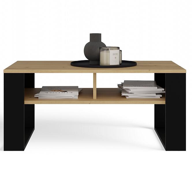 Dohányzóasztal Modern 2p Slim Artisan/Fekete