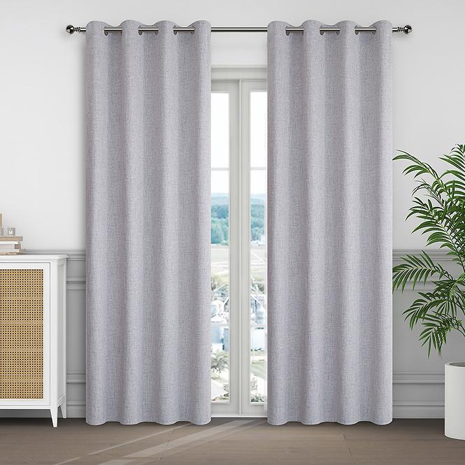 Függönyök karikákkal, KSENIA YC11867/280G/21/140x250 szürke
