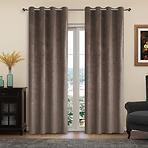 Függönyök karikákkal, LILI YC11931/280G/05/140x250 barna