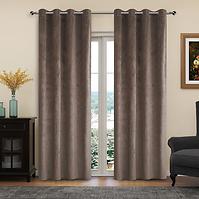 Függönyök karikákkal, LILI YC11931/280G/05/140x250 barna
