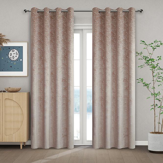 Függönyök karikákkal, NELA YC11934/280G/03/140x250 bézs