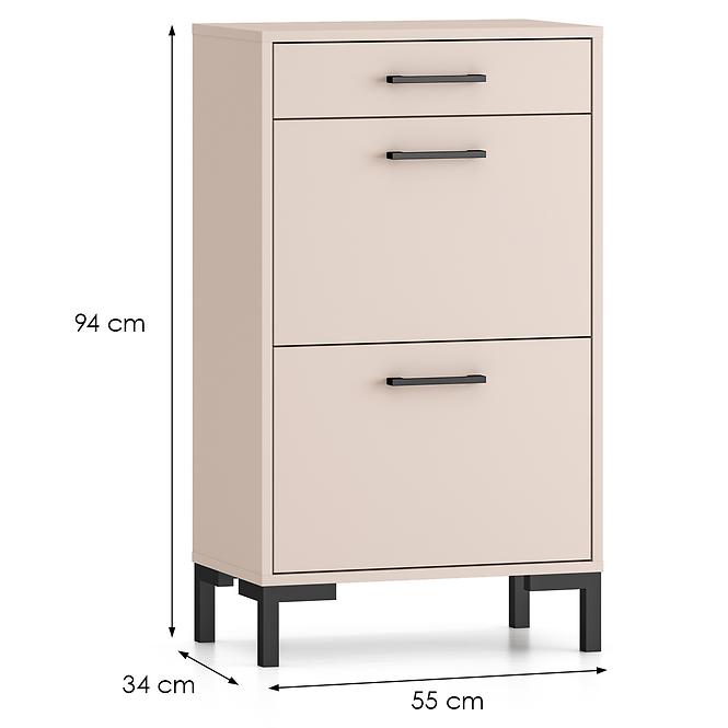 Cipősszekrényy OIVEN 02 Cashmere