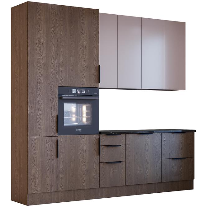 Konyhabútor Luxeo 260 Baltic Storm/Beige Set 3