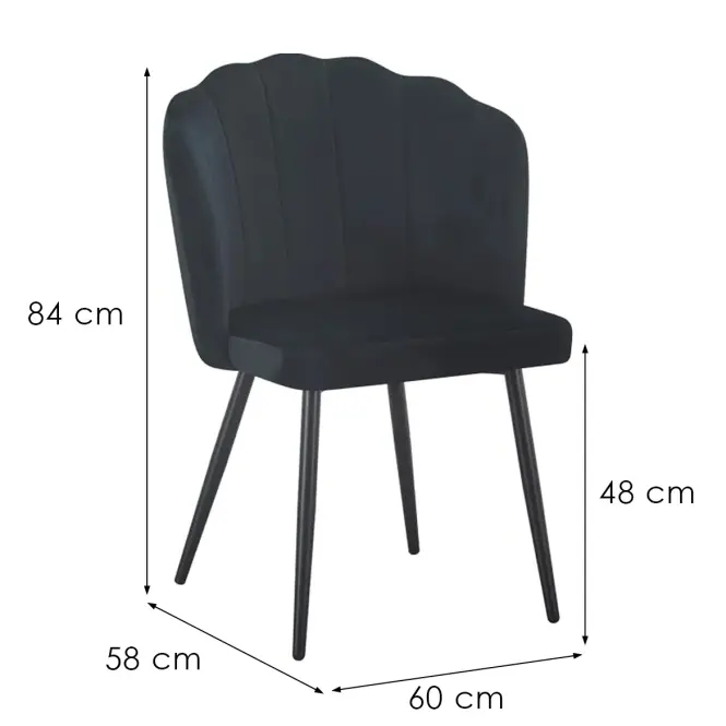 Szék Robin 12330 fekete