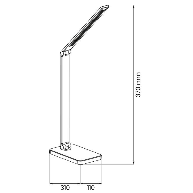 Asztali lámpa ALPHA LED ML1902 4W Black LB1