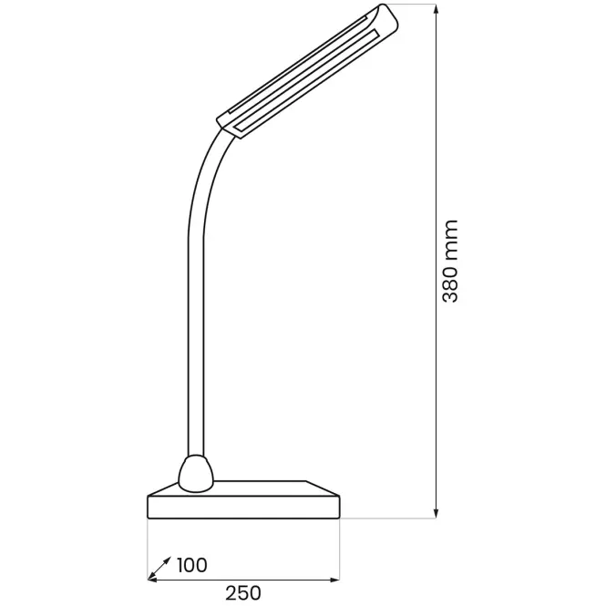 Asztali lámpa EPIC LED ML1904 4W Black LB1,4
