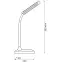 Asztali lámpa EPIC LED ML1905 4W White LB1,4