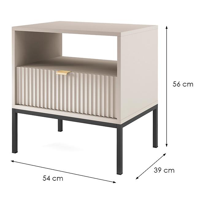 Éjjeliszekrény Nova S54 Kasmír N.C.,2