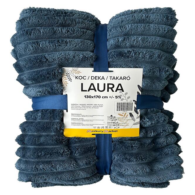 Takaró Laura 130x170 cm 3 kék