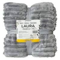 Takaró Laura 170x220 cm 8 világosszürke