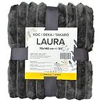Takaró Laura 70x140 cm 11 sötétszürke