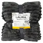 Takaró Laura 130x170 cm 11 sötétszürke