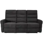 Kanapé Belize 3SJ NLK314 fekete relaxációs funkcióval