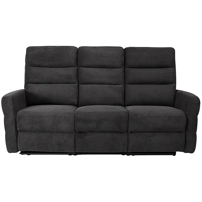 Kanapé Belize 3SJ NLK314 fekete relaxációs funkcióval