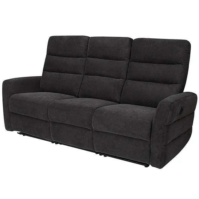 Kanapé Belize 3SJ NLK314 fekete relaxációs funkcióval,2