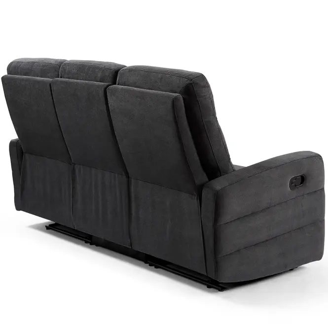 Kanapé Belize 3SJ NLK314 fekete relaxációs funkcióval,5