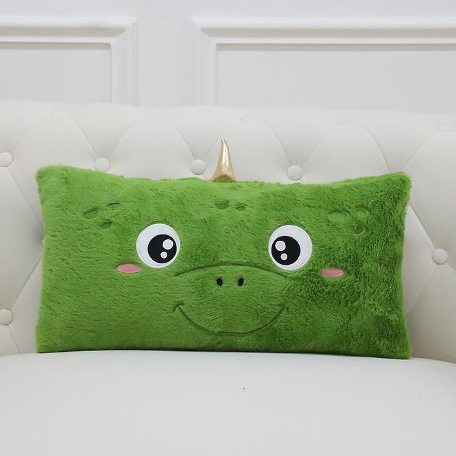 Párna dinosaurus 30x56cm zöld
