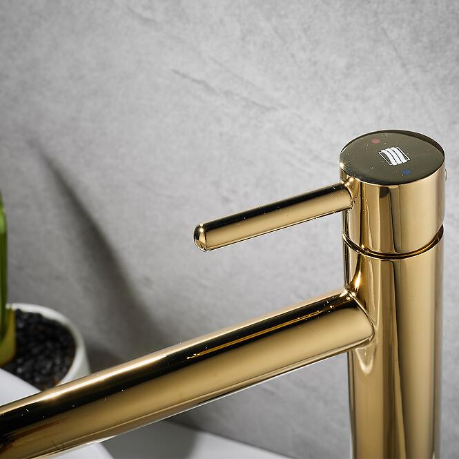 Csaptelep mosdókagylóhoz magas Ilma arany,12