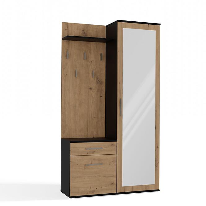 Előszobafal Duo Antracit/Artisan