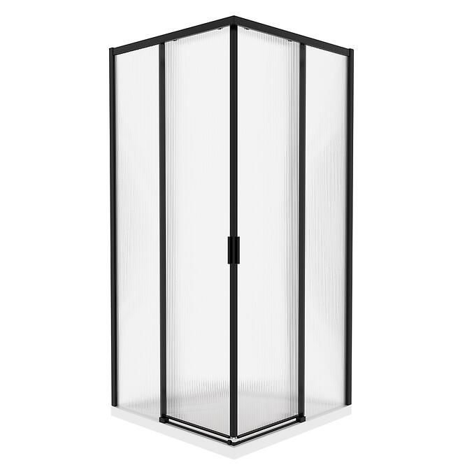 Zuhanykabin négyzet Eter 80x80x190 black