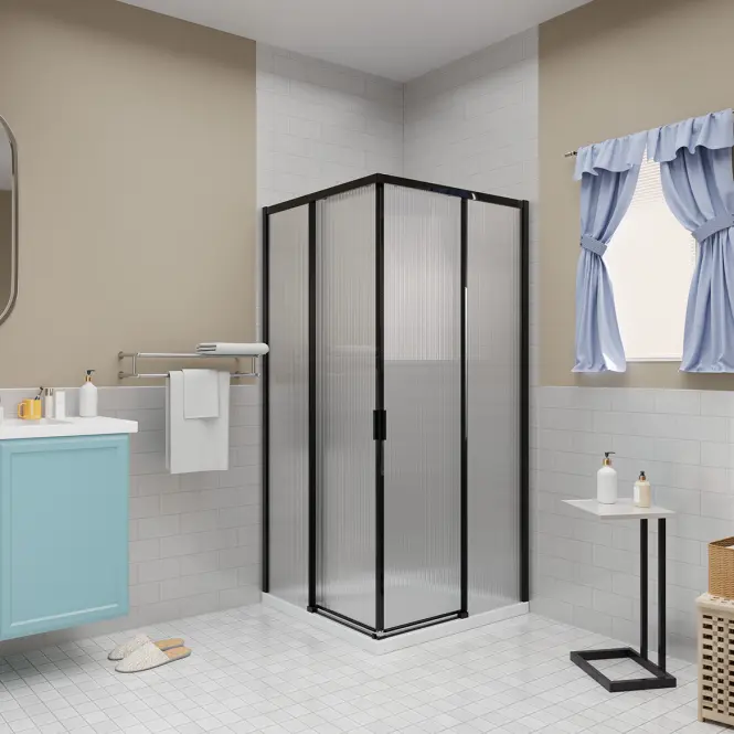 Zuhanykabin négyzet Eter 80x80x190 black,2