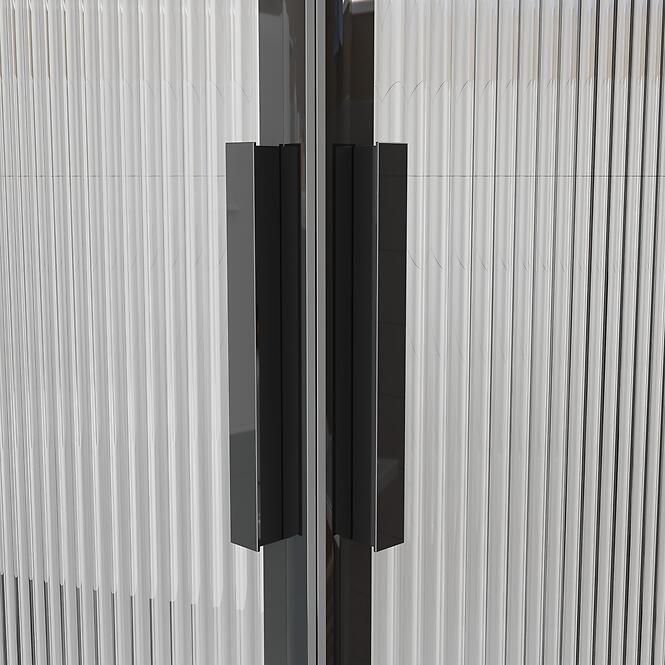 Zuhanykabin négyzet Eter 80x80x190 black,4