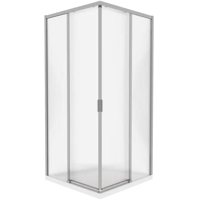 Zuhanykabin négyzet Eter 80x80x190 króm