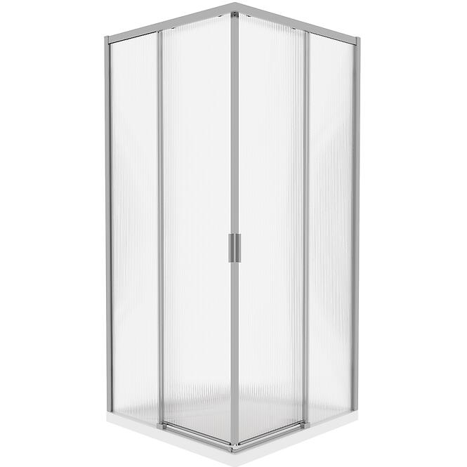 Zuhanykabin négyzet Eter 80x80x190 króm