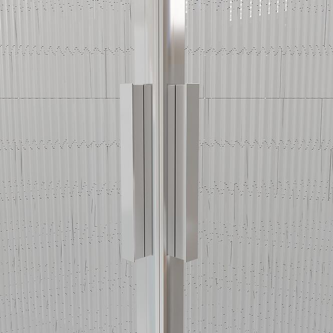 Zuhanykabin négyzet Eter 80x80x190 króm,3