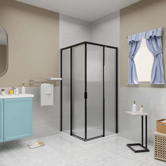 Zuhanykabin négyzet Eter 90x90x190 black,2