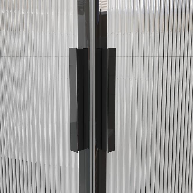 Zuhanykabin négyzet Eter 90x90x190 black,4