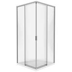 Zuhanykabin négyzet Eter 90x90x190 króm