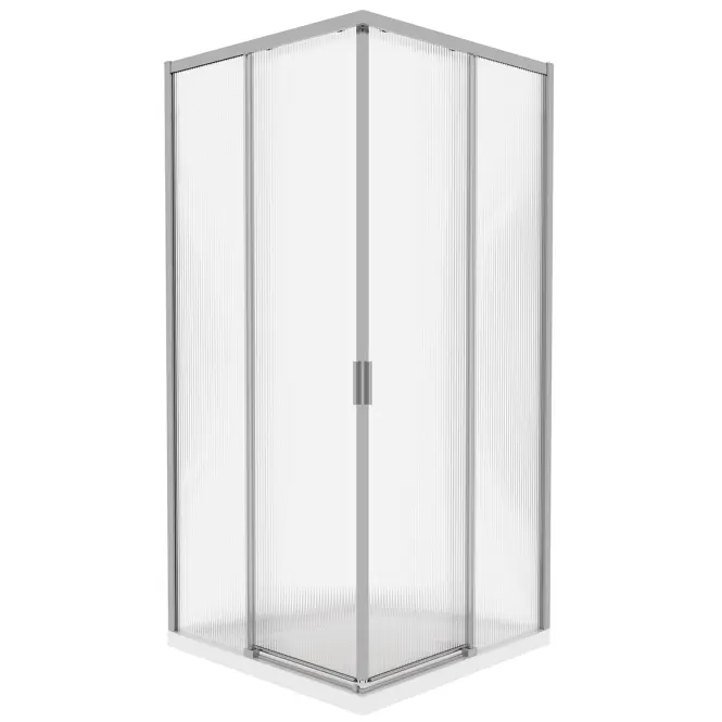 Zuhanykabin négyzet Eter 90x90x190 króm