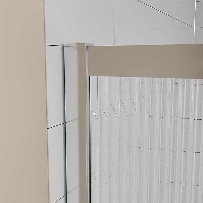 Zuhanykabin négyzet Eter 90x90x190 króm,3