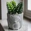 Virágcserép YS46159S cement,3