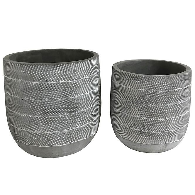 Virágcserép YS46172L cement