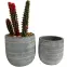 Virágcserép YS46172L cement,4